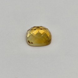 Citrino Taglio:  cabochon sfaccetato