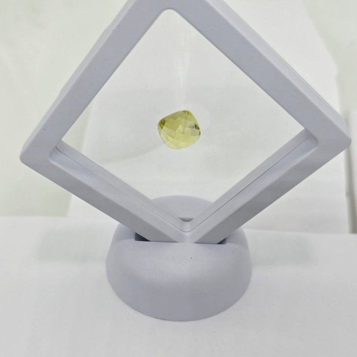 Natural Lemon Quartz, 12x12mm - 6.40ct