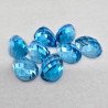 Lotto con 8 Topazi Azzurri  Taglio:  Goccia 10x15 mm - 68