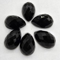 Lotto con 6 Onici Taglio: Goccia 10x15 mm - 40