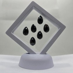 Lotto con 6 Onici Taglio: Goccia 10x15 mm - 40,42 ct