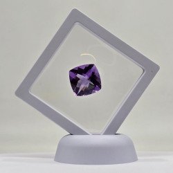 Ametista  Naturale Taglio Cushon 20x20mm - 24,73 ct
