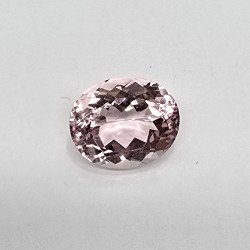 Oval Morganite 12.10 x 10.10 mm - 5.07 ct