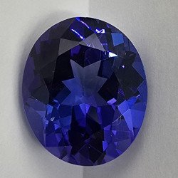 Oval Tanzanite 12.05 x 10.10 mm - 5.12 ct