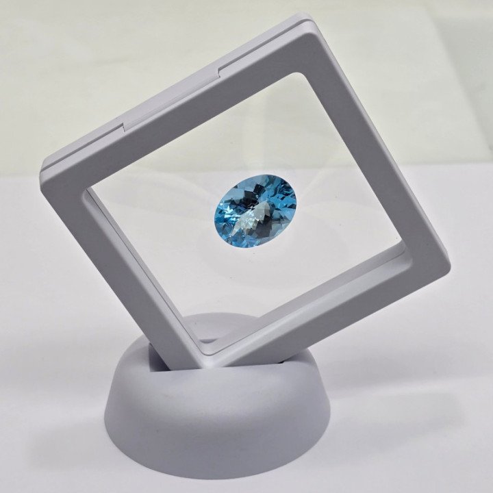 Topazio Azzurro Ovale 20x15mm - 19,78 ct