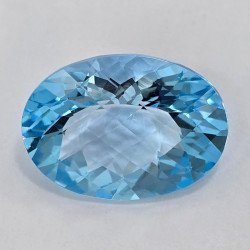 Topazio Azzurro Ovale 20x15mm - 19,78 ct