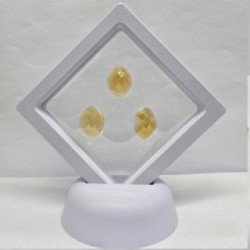 Lotto con 3 Citrini Taglio Marquise 12x16 mm - 28,50 ct