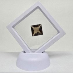 Princess-Cut Smoky Quartz 18x18 mm - 25.23 ct