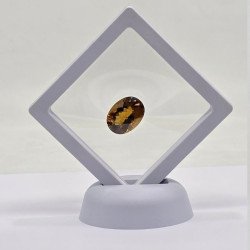Oval Honey Quartz, 20x15mm - 15ct
