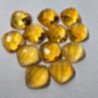 Lotto 12 Citrini Taglio Cabochon 12x12 mm - 77