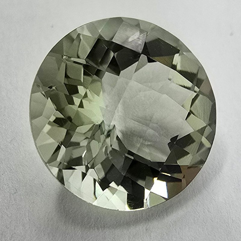 Prasiolite-Ametista Verde  Taglio  Rotondo 14 mm - 8