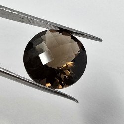 Quarzo Fumè Taglio  Rotondo 14 mm - 8,30 ct