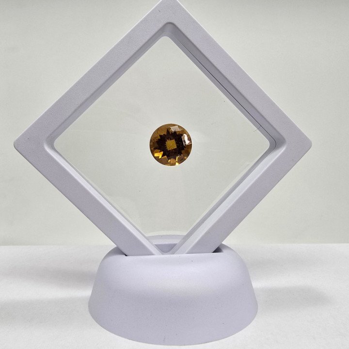 Quarzo Miele Taglio  Rotondo 14 mm - 8,80 ct