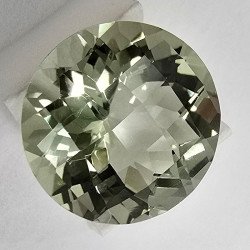 Prasiolite-Ametista Verde  Taglio  Rotondo 14 mm - 8,60 ct