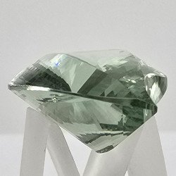 Prasiolite, Drop-Cut Green Amethyst 18x24 mm - 21.32 ct