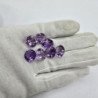 Lot of 10 Round-Cut Amethysts 14 mm - 82.66 ct