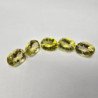 Lot of 5 Oval-Cut Lemon Quartz 12 x 16 mm - 43.71 ct