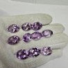 Lot of 10 Oval-Cut Amethysts 12 x 16 mm - 79.73 ct