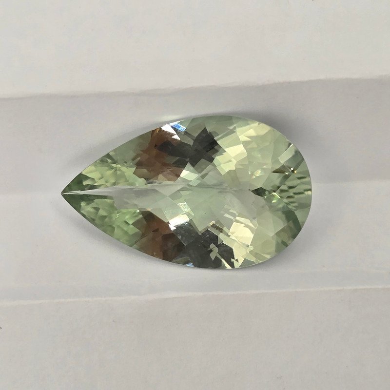 Prasiolite naturale Goccia 15x25mm - 14