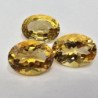 Lotto 3 Citrini Taglio Ovale 12 x 16 mm - 21