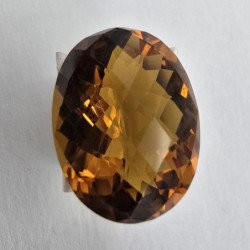 Citrino Madera Taglio Ovale 12 x 16 mm - 8