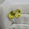 Lotto 2 Quarzi Lemon Taglio Ovale 12 x 16 mm - 16,08 ct
