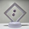 Lotto 2 Ametiste Taglio Rotondo 12 mm - 10,92 ct