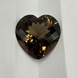Quarzo Fumè Cuore 20x20mm - 20