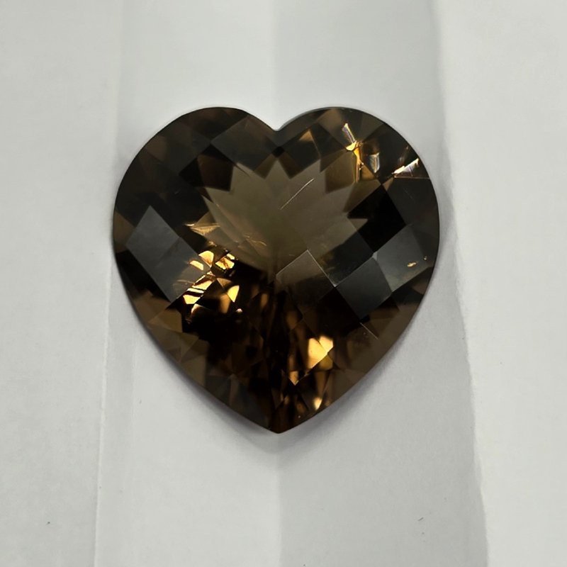 Quarzo Fumè Cuore 20x20mm - 20