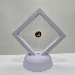 Round-Cut Beer Quartz 12 mm - 4.71 ct