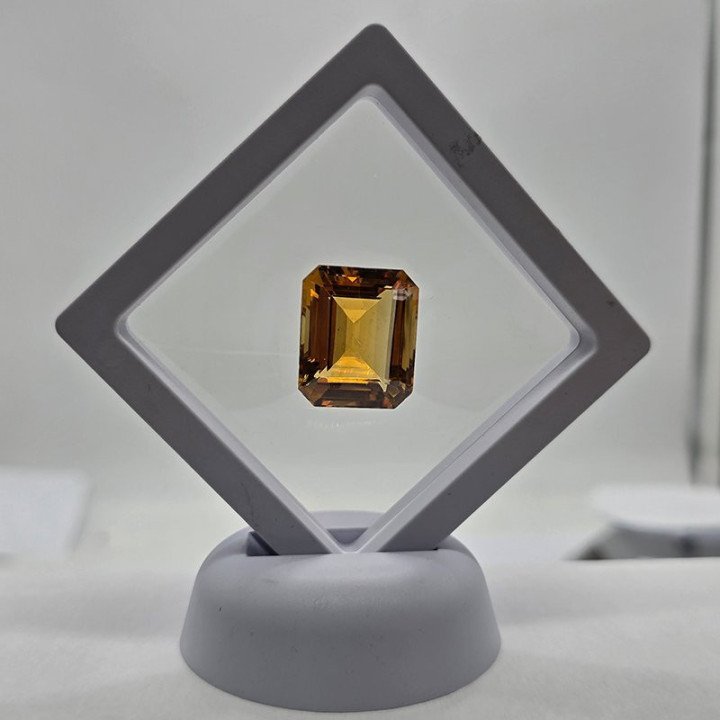 Rare Emerald-Cut Citrine 23.30x19.30 mm - 38.53 ct