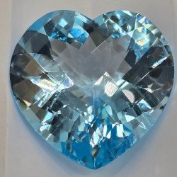 Topazio Azzurro Cuore 20x20mm - 29