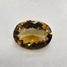 Oval Honey Quartz 20x15 mm - 13.59 ct