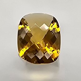 Cushon Cut Honey Quartz 15x20 mm - 13.78 ct