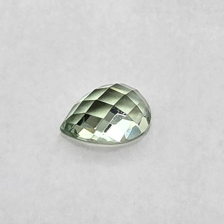 Prasiolite Pear Cut 10x15 mm - 6.53 ct