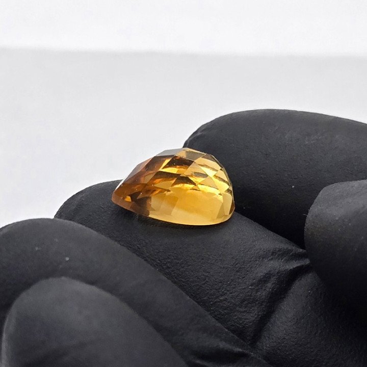 Pear Cut Citrine 10x15 mm - 6.60 ct