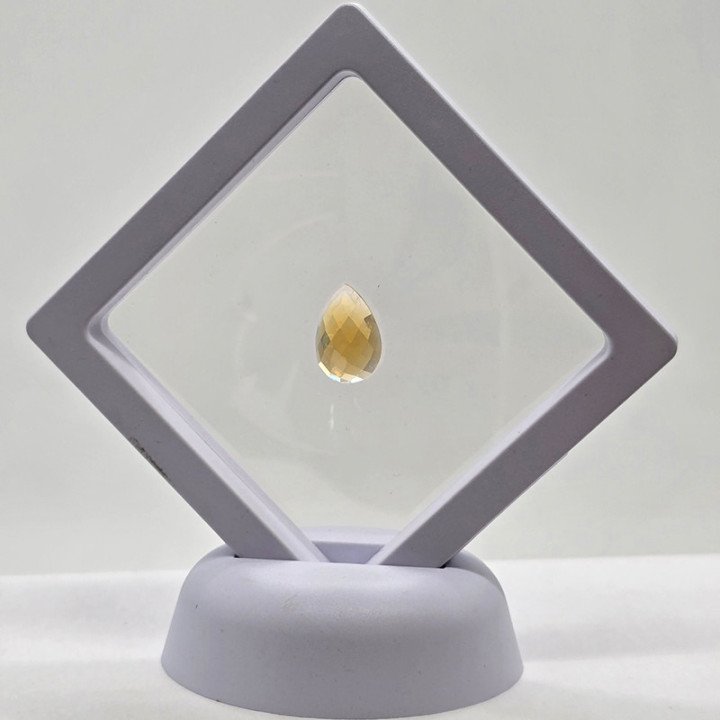 Citrino Taglio Goccia 10x15 mm - 6,60 ct