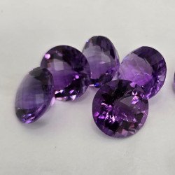 Lotto da 5 Ametiste Rotonde naturali 14mm - 57