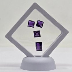Lotto 4 Ametiste - Taglio:  Radiante  - 19,50 ct