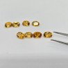 Lotto con 8 Citrini - Taglio:  Ovale-  7x5mm - 5
