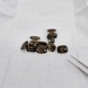 Lot with 11 Smoky Quartz stones Cut: Cushon 12x16mm - 87.42 ct